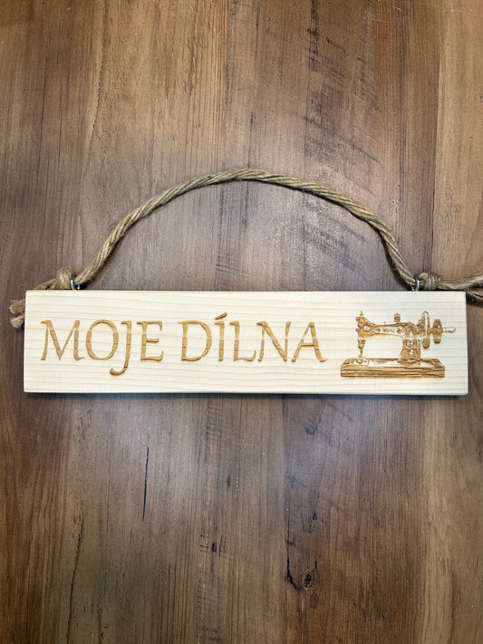 Moje dílna šicí stroj